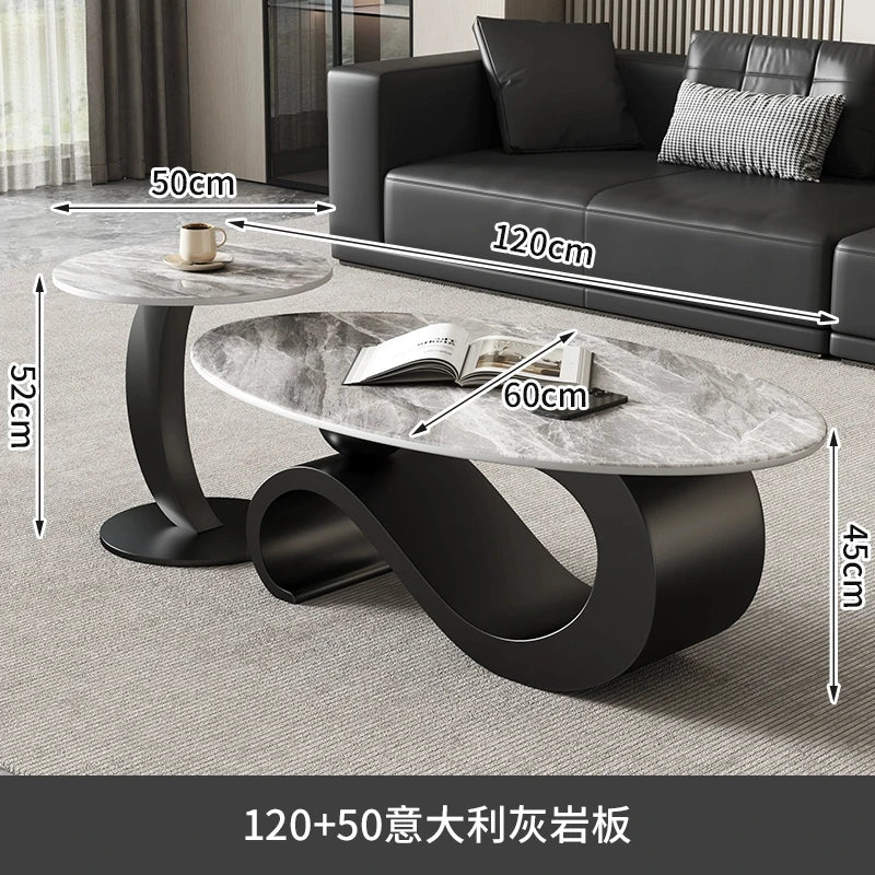 Modern Round Coffee Table - Italian Designer Style