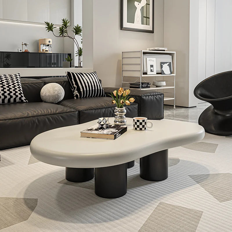 Cream Style Cloud Coffee Table - Modern Living Room Furniture