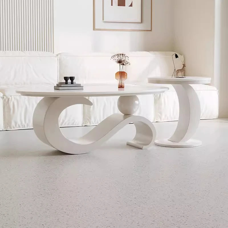 Modern Round Coffee Table - Italian Designer Style